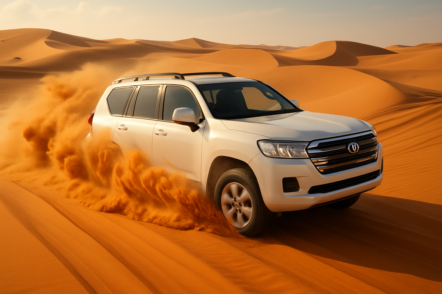 Dubai desert safari adventure with thrilling dune bashing
